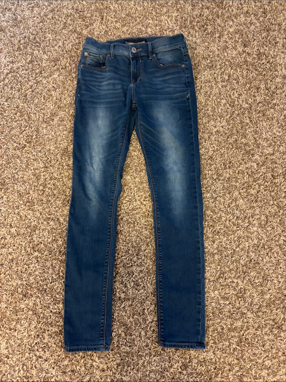 Express- Women’s Dark Blue Slim Fit Jeans